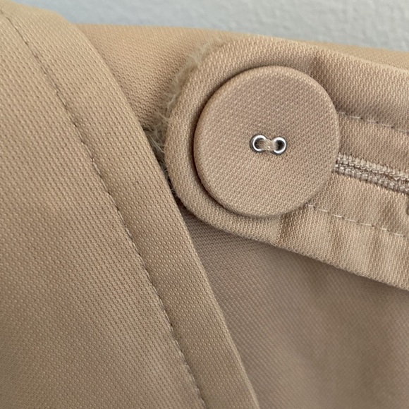 Ann Taylor Loft Women’s Trench Rain Coat Beige Size M Water resistant. Fall Coat - Picture 7 of 17